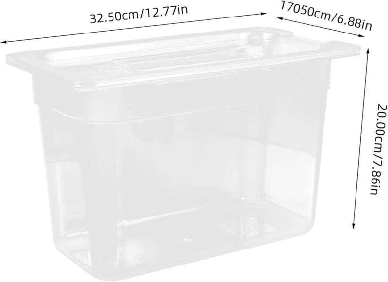 حاوية سوس فيد شفافة للطهي الطويل مع الحد الأدنى من تبخر الماء - Image 2